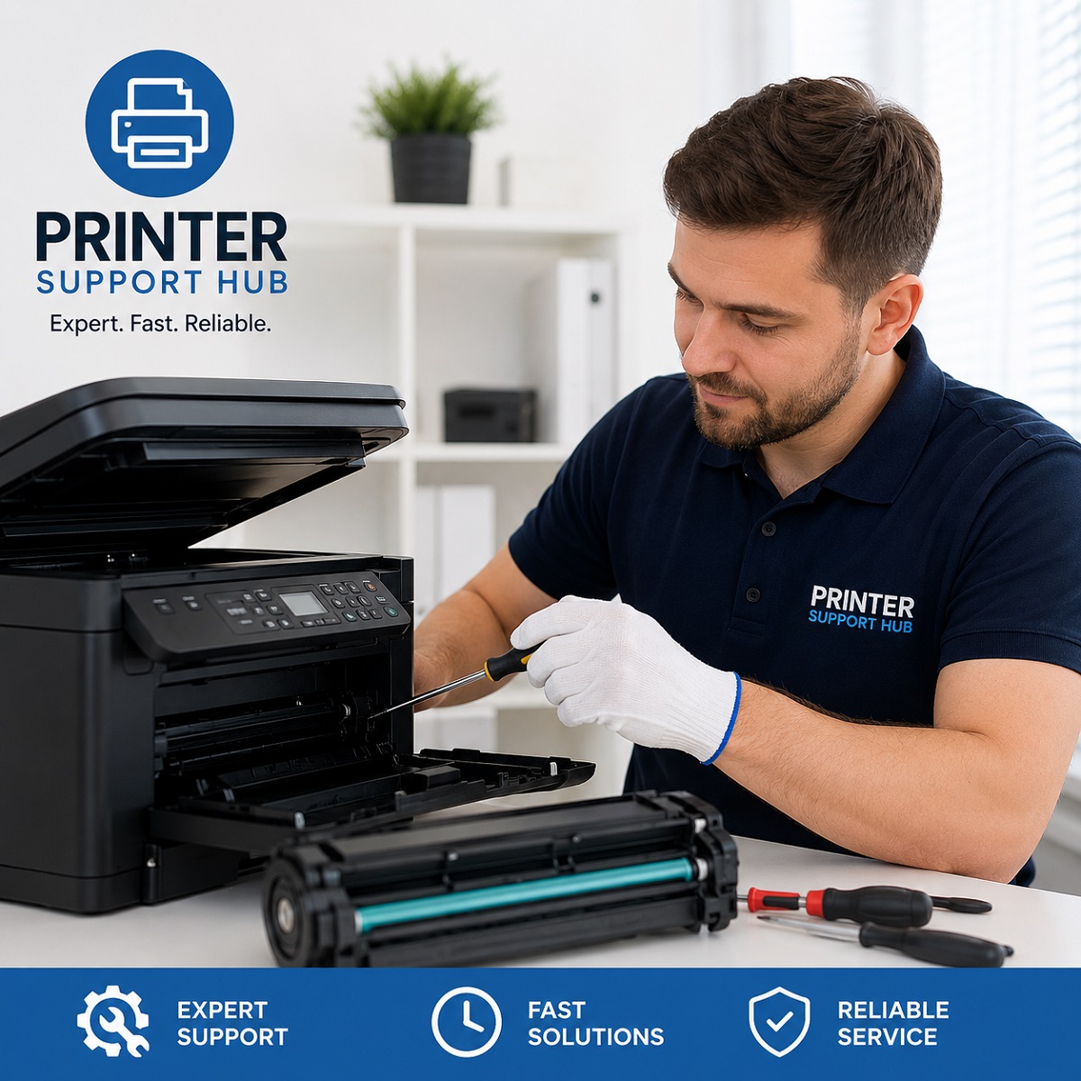 Printer technician support